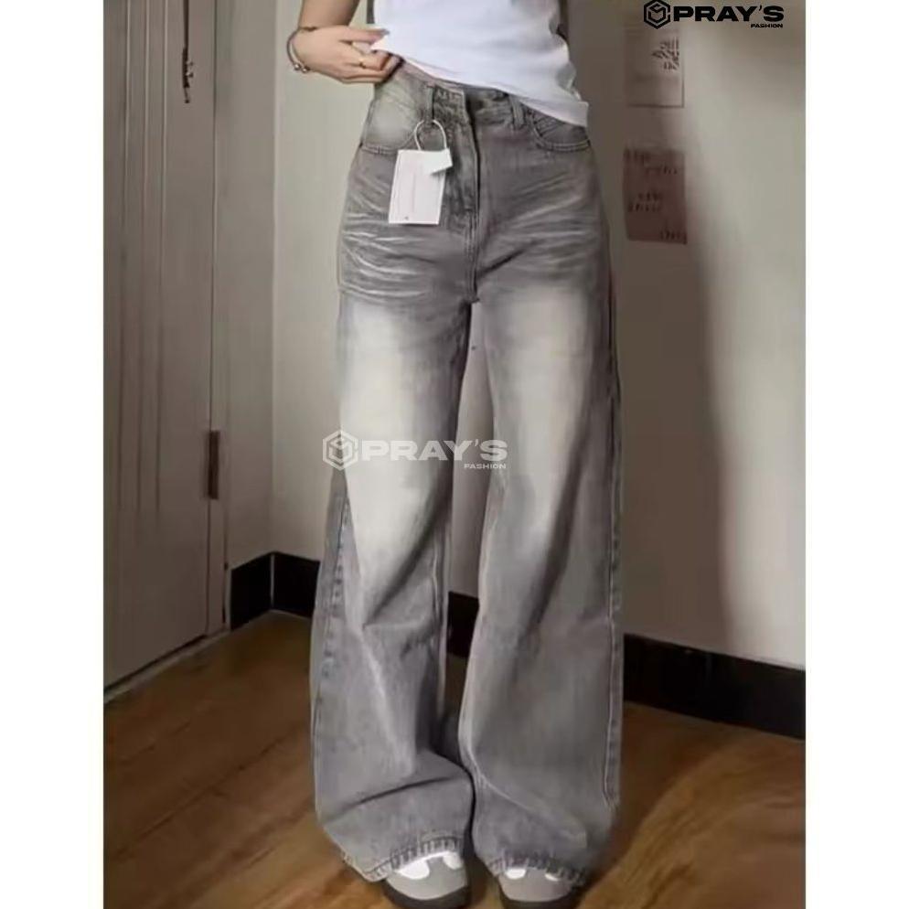PROMO UNISEX BAGGY JEANS WANITA CELANA JEANS WANITA - CELANA LOOSE JEANS WANITA - KOREANS JEANS WANI