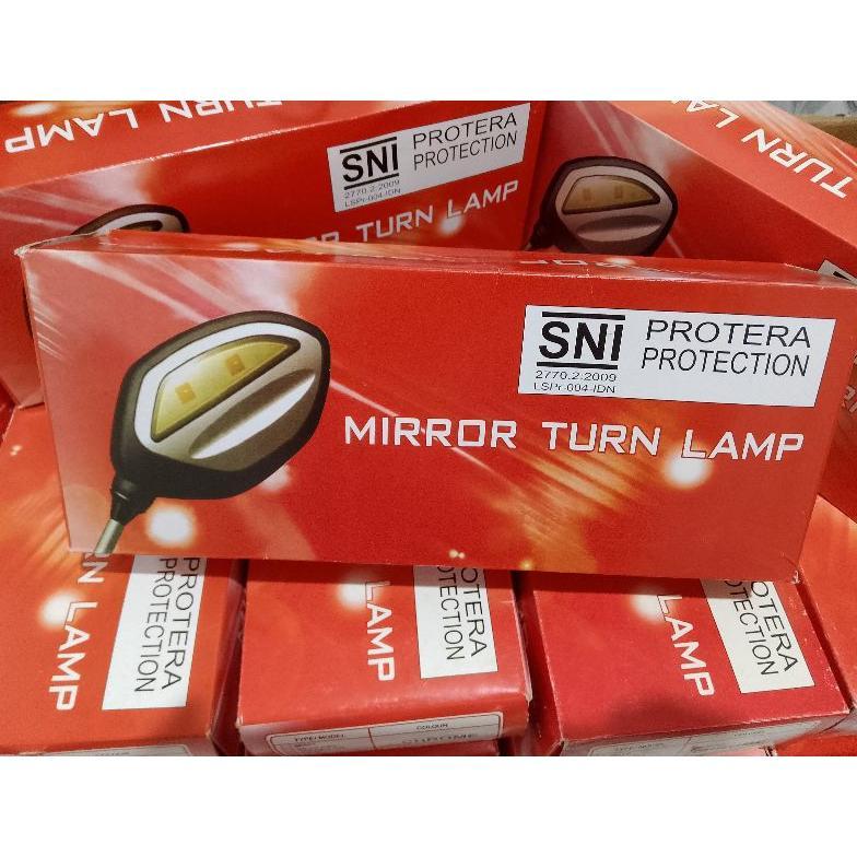 HOT Baru ORI AHM - Spion Lampu Menyala Spion LED (Beat, Genio, Vario, dll)
