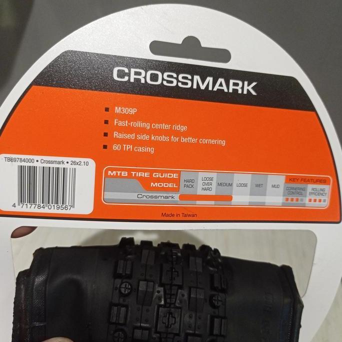 Ready Ban sepeda Maxxis Crossmark kevlar 26*2.1 import