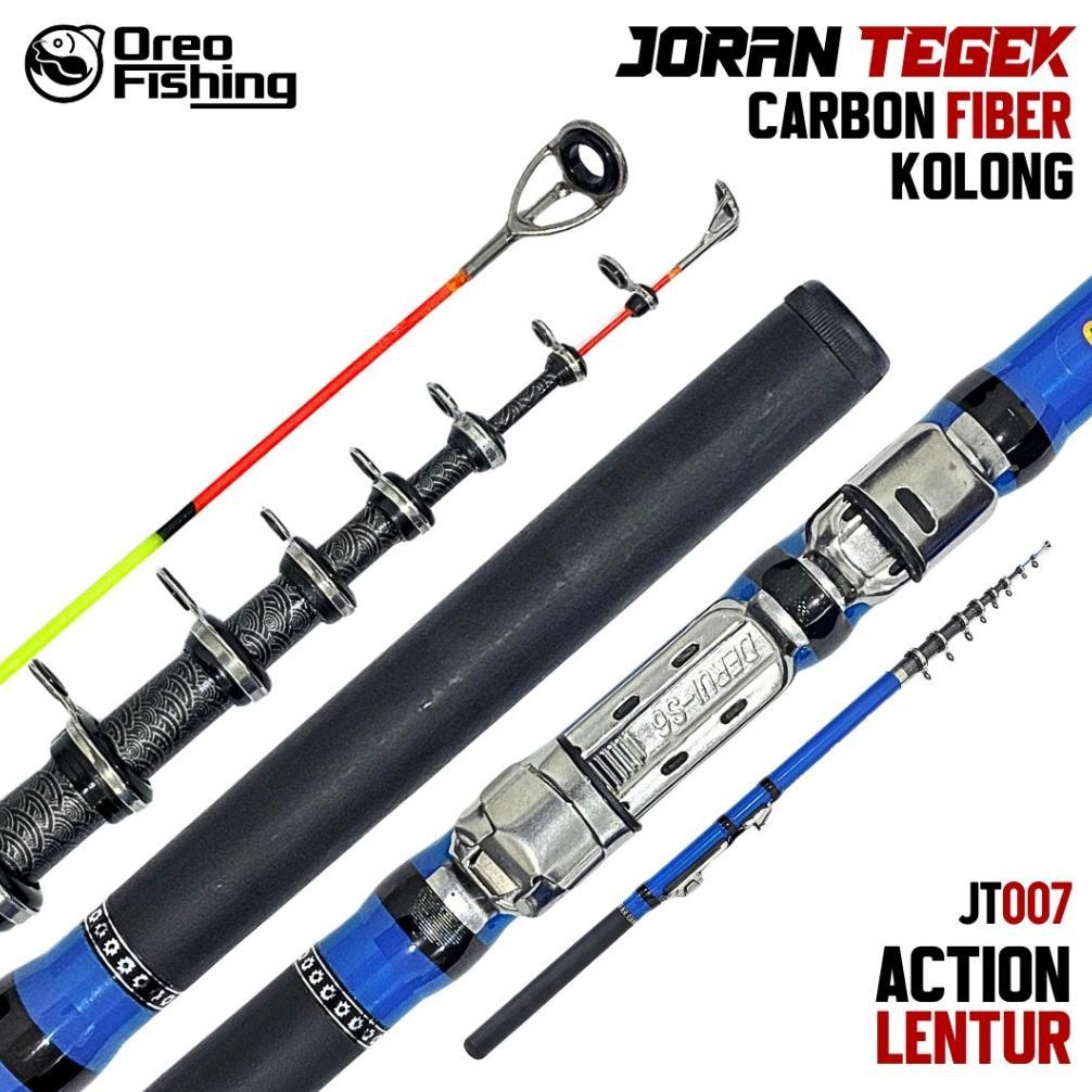 Joran Tegek Lentur Carbon Fiber Joran Tegek Kolong Ring Guide Stainless Steel