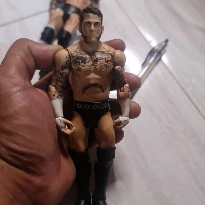 HOT SALE FIGURE SMACK DOWN CM PUNK TERMURAH
