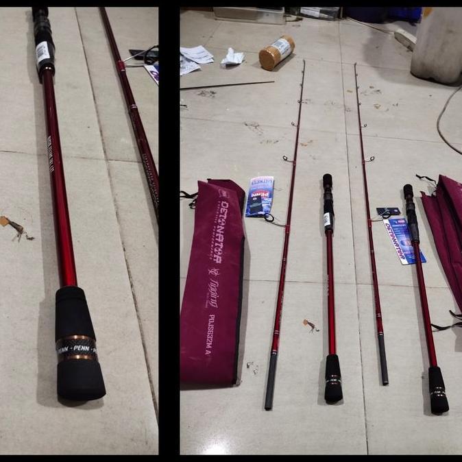 joran penn detonator pdjs 632 atau 662 joran jigging carbon