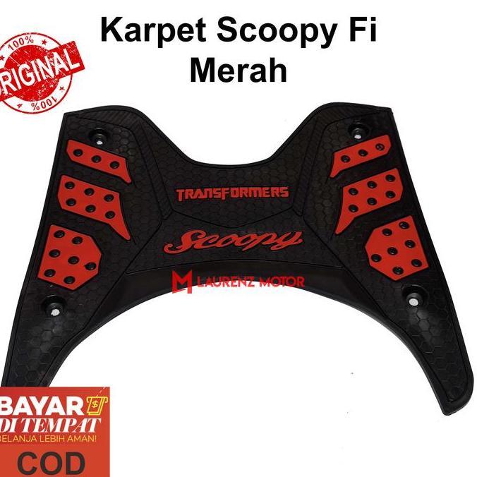 Promo Karpet Honda Scoopy 2015 2016 2017 2018 Bordes Pijakan Kaki Alas Kaki Variasi Motor