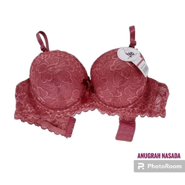 PREMIUM BRA/BH WANITA BUSA TEBAL BRUKAT PAKAI KAWAT  BAHAN HALUS SIZE 36 38 40 42