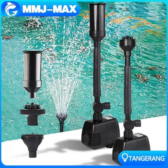 Pompa Air Mancur Kolam Koi 7 Meter Mesin Air Terjun Dengan Kabel Panjang Untuk Dekorasi Taman