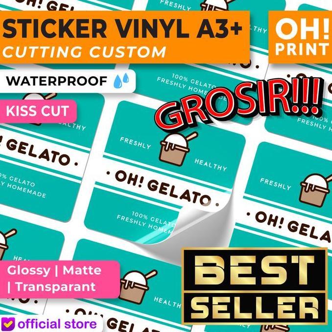 Cetak Stiker Vinyl | Stiker Vinyl Transparan | Stiker Vinyl