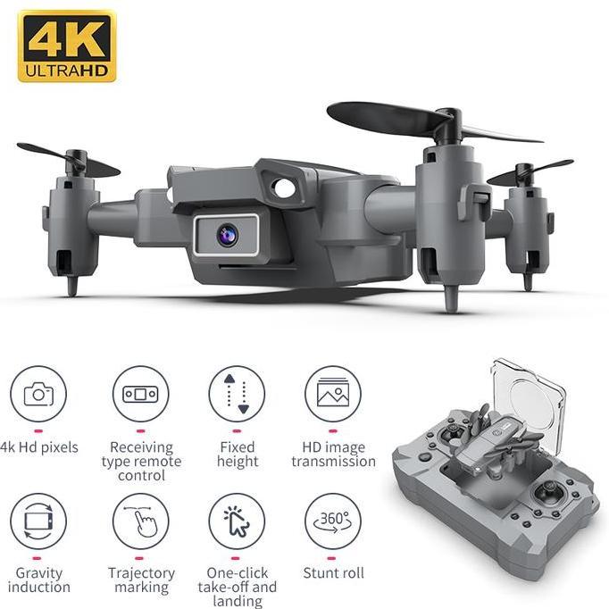 KOMARIJUILI - QUADCOPTER DRONE MINI POCKET KAMERA 4K CAMERA ELF KY905