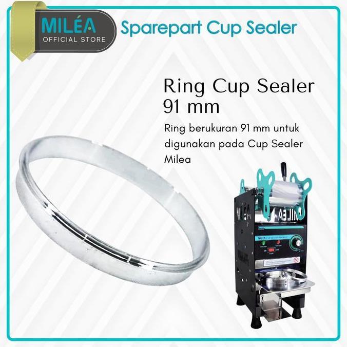 Promo Sparepart Ring Cup Sealer 16Oz Adaptor Penyegel Gelas Manual Jumbo 9Cm