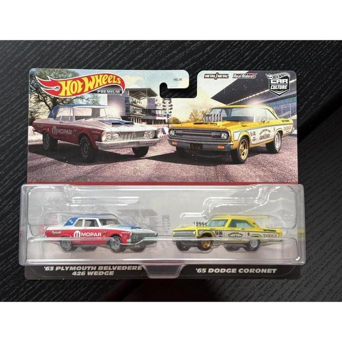 HOTWHEELS 2 PACK MOONEYES PLYMOUTH BELVEDERE DODGE CORONET TOY TTMT