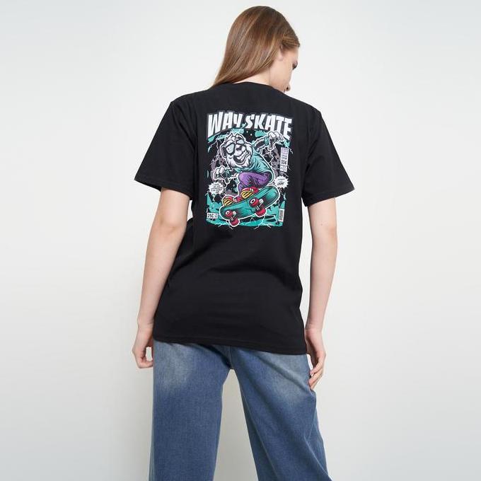 Yessitibonar1 - Kaos Dewasa Unisex Way Skate Distro Pria Wanita - Tshirt Keren - Ukuran S hingga 4XL