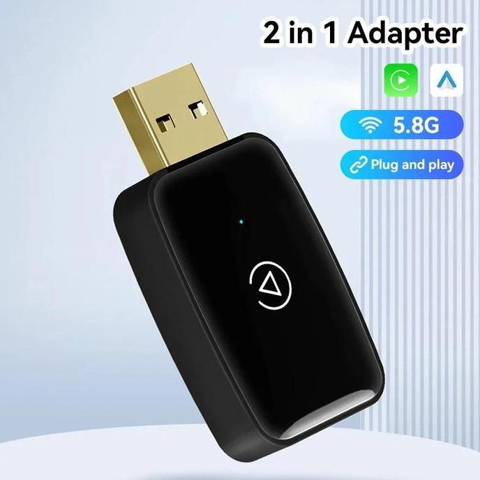 WIRELESS CARPLAY ADAPTER USB DONGLE ANDROID AUTO BLUETOOTH 5.0 - PS-U2 OK