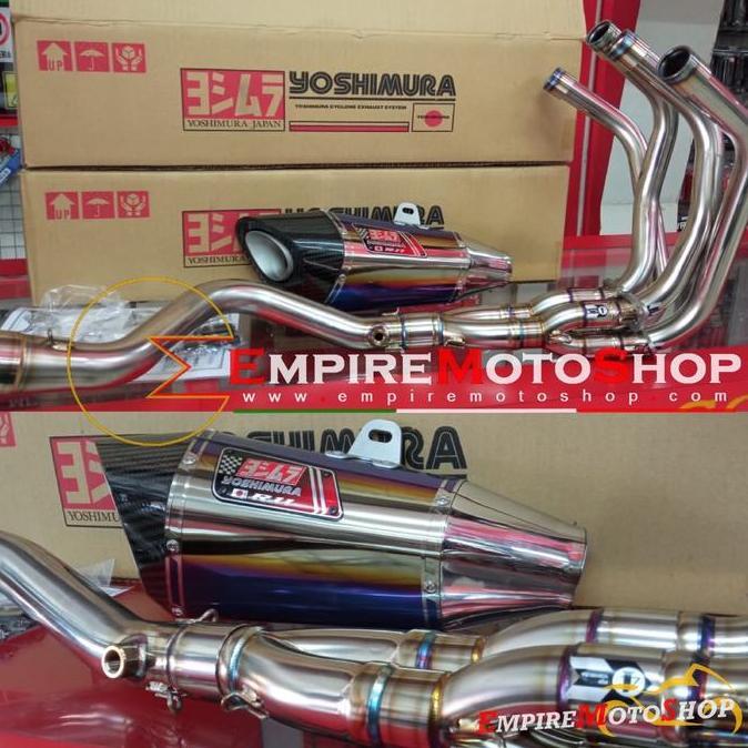 Knalpot Yoshimura R11 ZX25R ZX 25 R Japan Titanium Blue Fullsystem terlaris