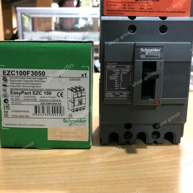 MCCB SCHNEIDER 50A 3P AUTO27