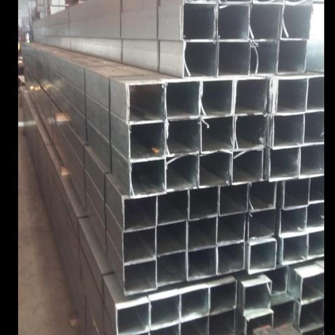 Big- Holo Hollo Hollow Galvanis 4X4X0.50 4X4 X 0.5 0,5 Mm Per Batang