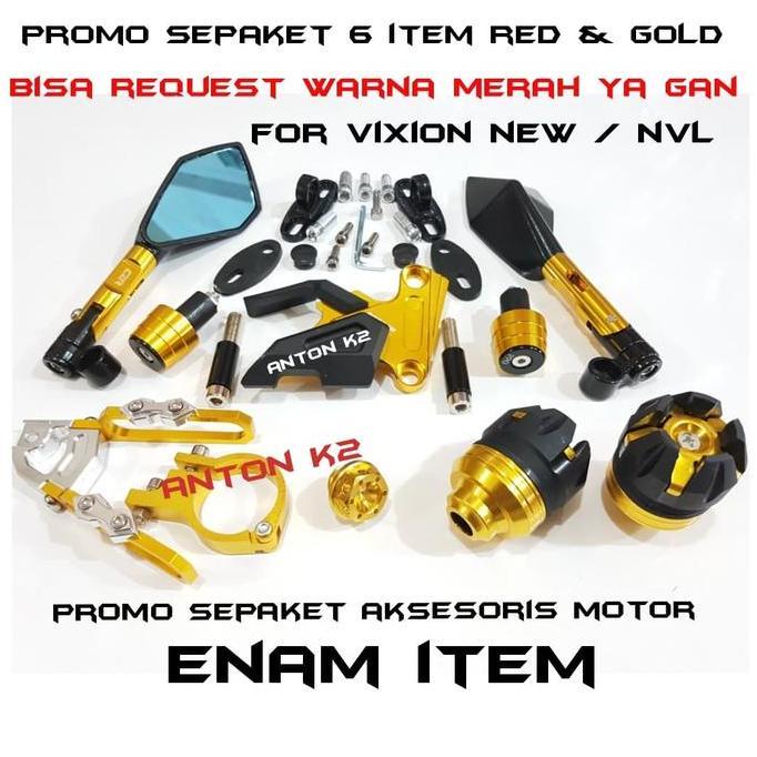 SPION VIXION NEW-NVL VARIASI SEPAKET 6 ITEM terlaris