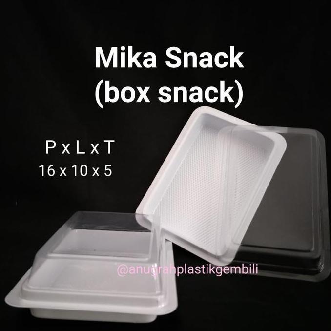 *#*#*#] Mika Snack Box Snack, Box kue, mika putih kotak kue