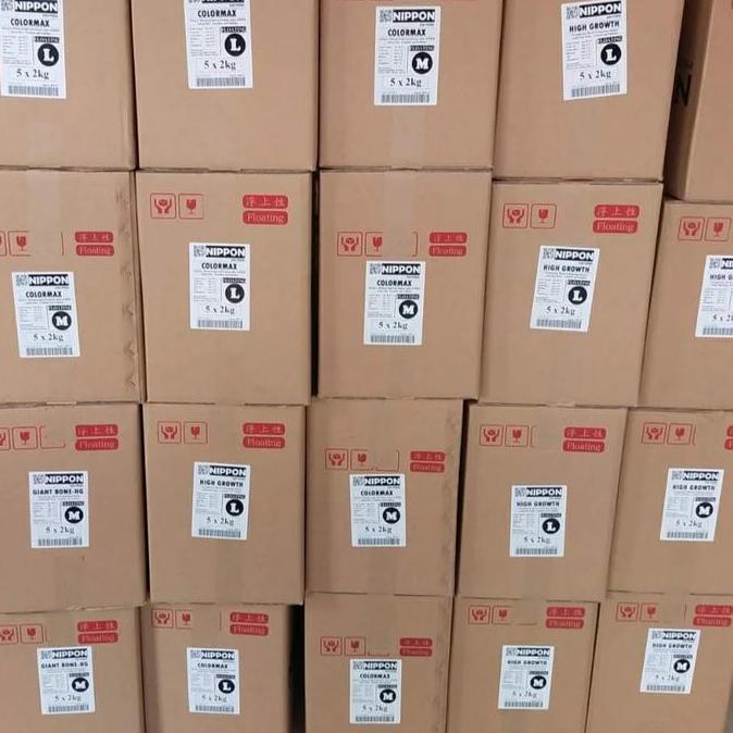 Pakan Pelet import Ikan koi Original Nippon Koi Food 10kg 1dus