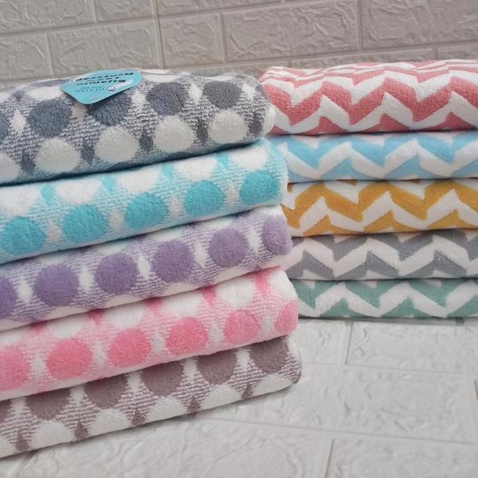 Handuk Selimut Baby / Mandi / Souvenir Microfiber Dixon 70 x 140 MOTIF