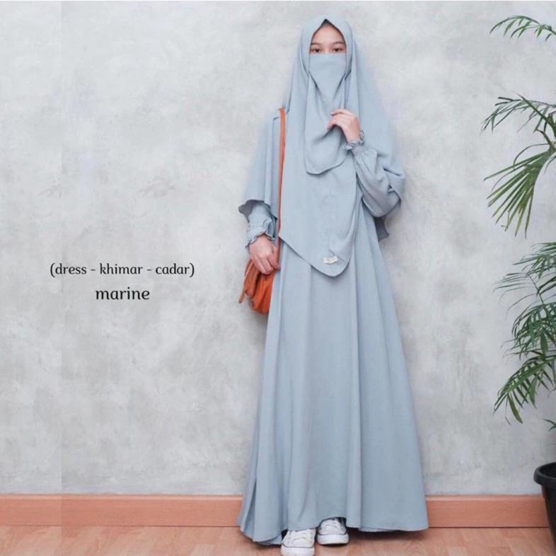 PROMO Araya Set ( Gamis + Hijab + Cadar )/EPIC/Gagil/Ninos