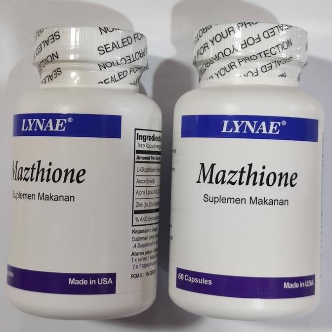 Suplemen pemutih whitening isi 60 kapsul bersegel BPOM