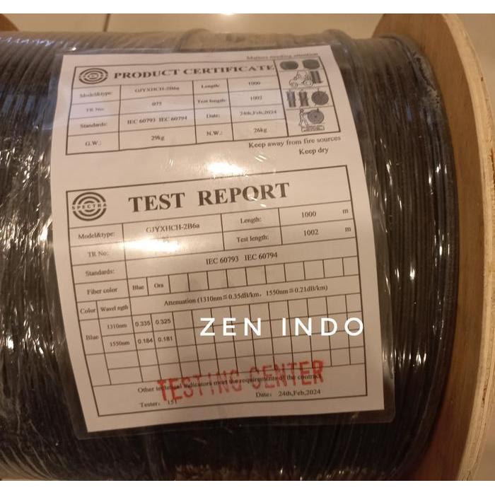 KABEL FO FIBER OPTIK 2 CORE 3 SELING JELLY TUBE 2 CORE 3 SLING JELLY TUBE SPECTRA 1000M ORIGINAL DAN