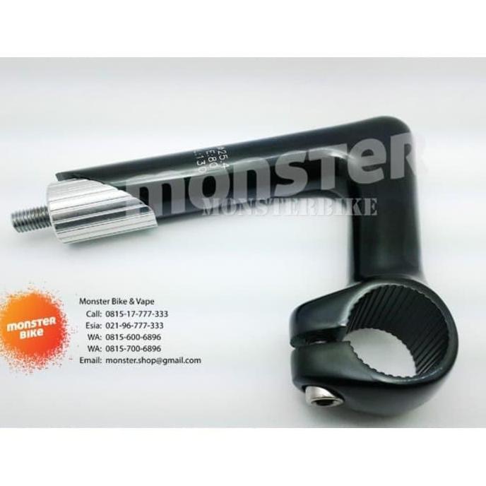 Promo Nitto Dynamic Quill Stem 25.4 100Mm Stem Sepeda Klasik, Hitam Elegan Cod