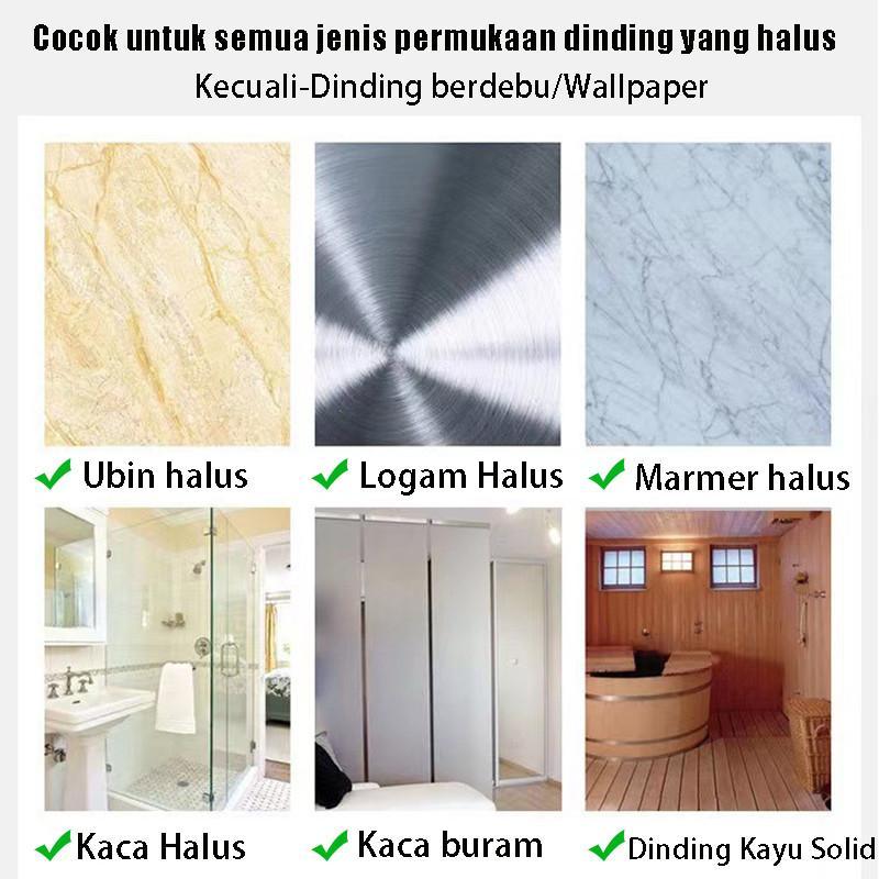 5Pcs Gantungan Dinding Tempel Bulat / Gantungan Tempel Dinding Qxf