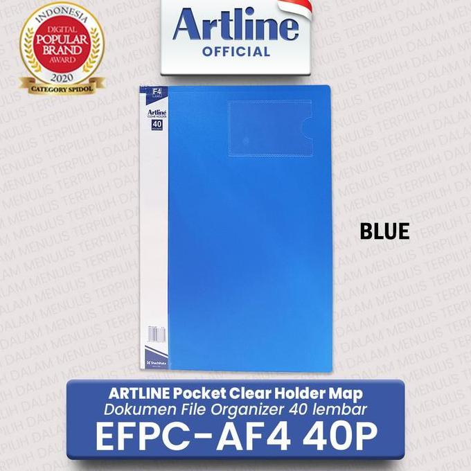 Artline Pocket Clear Holder 40 Sheet Efpc-Af4 40P