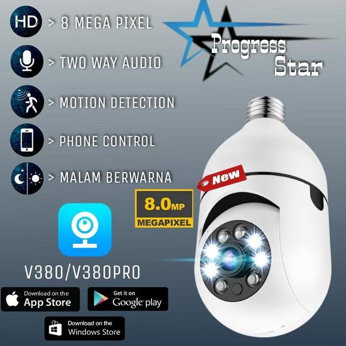 NEW IP CAM CCTV OUTDOOR 8MP SPEED DOME V380 360 DERAJAT PTZ WIRELESS