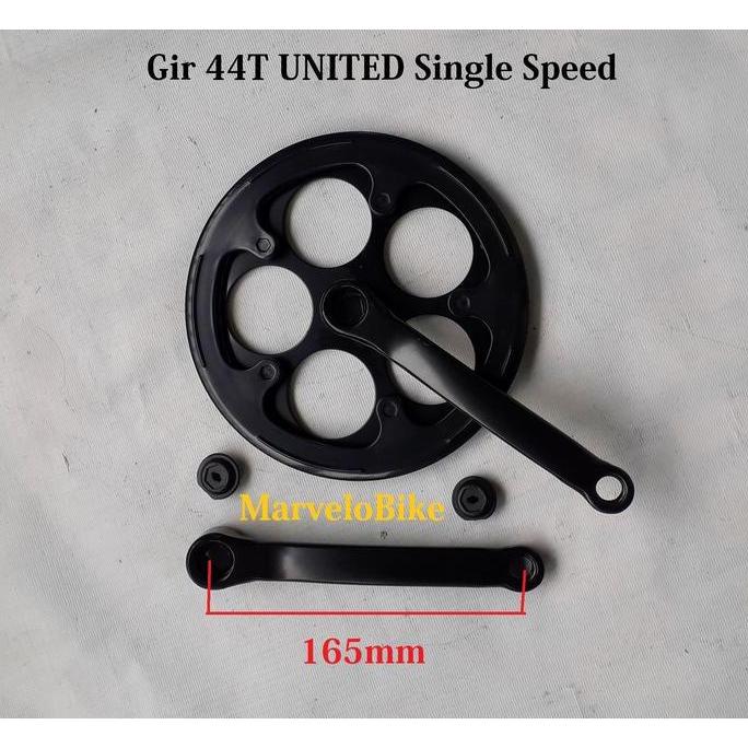 Ready Crank Gir Sepeda Lipat BMX Fixie Mini 44T UNITED Single Speed
