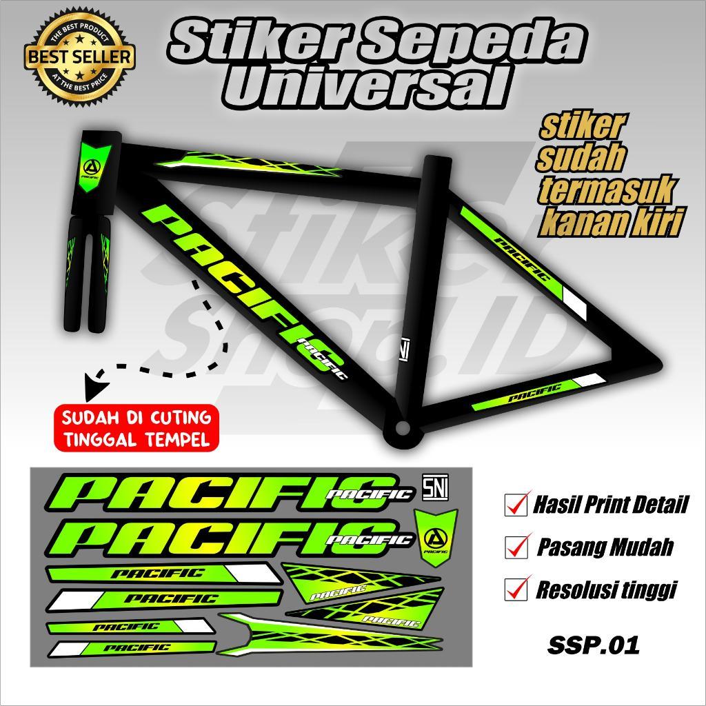 Stiker Striping Sepeda Universal All Bmx Pacific Sudah Cutting 01
