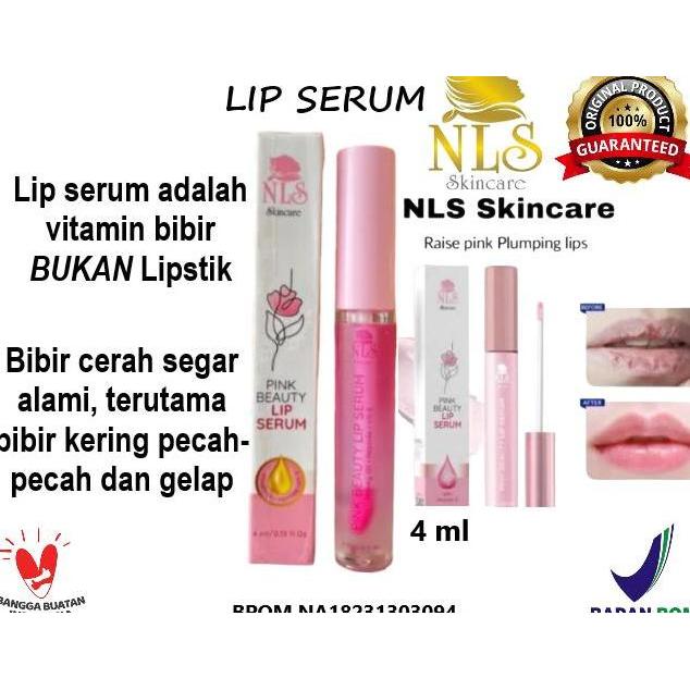 Newgirl- Niceyou- Nls Lip Serum Pink Beauty Bpom Dan / Pink Beauty Lip Serum / Skincare Bibir / Vita
