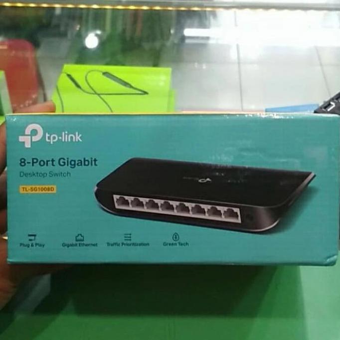 TERBARU - Switch Hub TP LINK 8 Port SG1008D GIGABIT TPLINK LAN RJ45 8Port