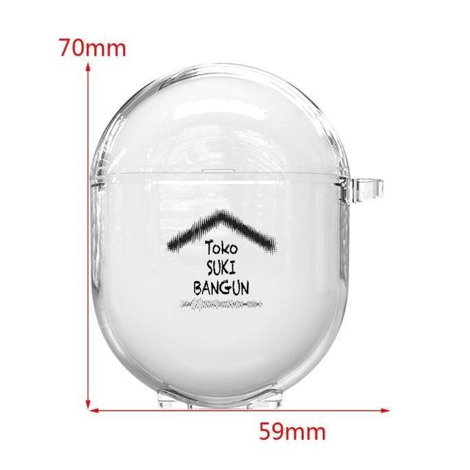 Case untuk Redmi Buds 3 Pro & Airdots 3 Pro Rubber CLEAR Transparent Cover murah
