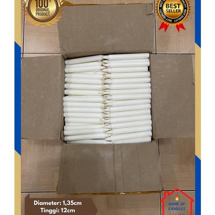 Lilin Doa Devosi Gua Maria 500Pcs / Lilin Peribadatan Gereja Kemasan 1 Dus