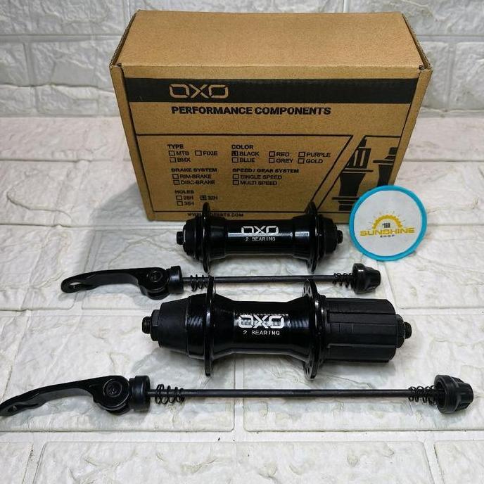 Hub Freehub 32H OXO HB829 Slup TANPA DRAT Untuk Gir Sprocket Cassette 7 8 9 10 Speed BEARING Khusus 