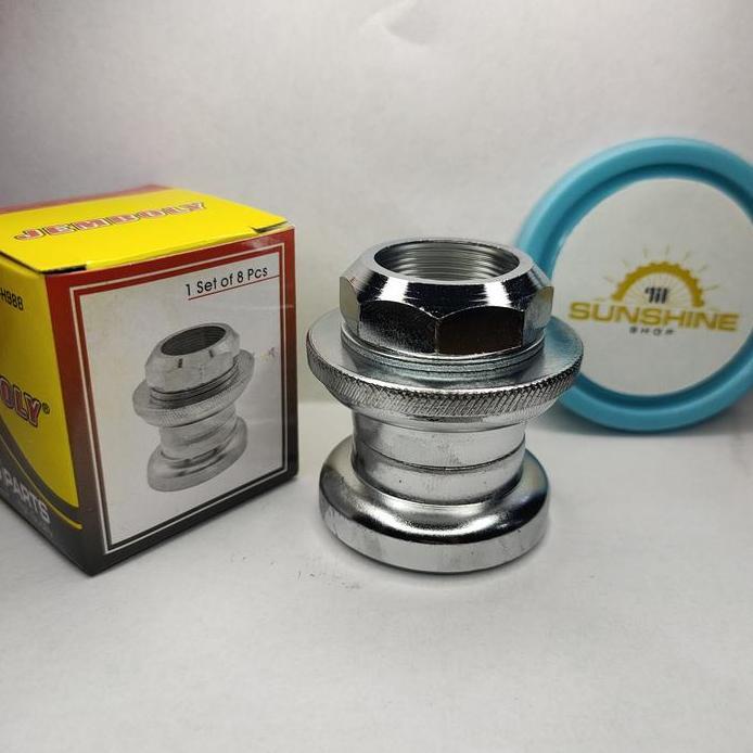 Headset FRAME Standard Tube Frame 30mm JEMBOLY Fork Drat Ulir 25.4mm Tiang Stem Insert 22.2mm Sepeda