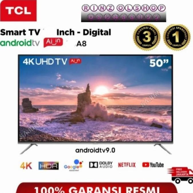 LED TV TCL 55A8 ANDROID SMATR TV UHD 4K DIGITAL TV