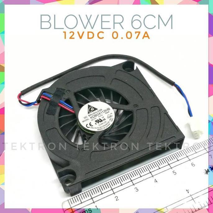 Delta 6Cm Fan Blower 12V, Kipas Terbaru
