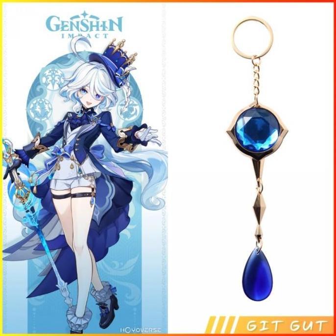 Keychain Gantungan Kunci Genshin Impact Furina Furina's Vision