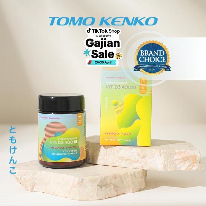 Tomo Kenko Vitamin D3 Chewable Tablet Kunyah