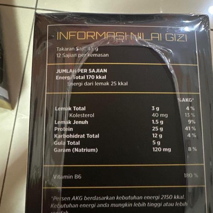 New Master Whey 12 Sachet Chocolate Amaretto Susu Fitness Suplemen