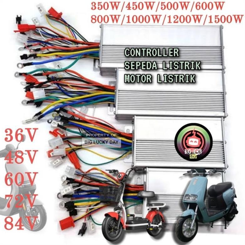 CONTROLLER SEPEDA LISTRIK MOTOR LISTRIK UNIVERSAL 36V-84V 350W-1500W KONTROLER CONTROLER SELIS UWINF