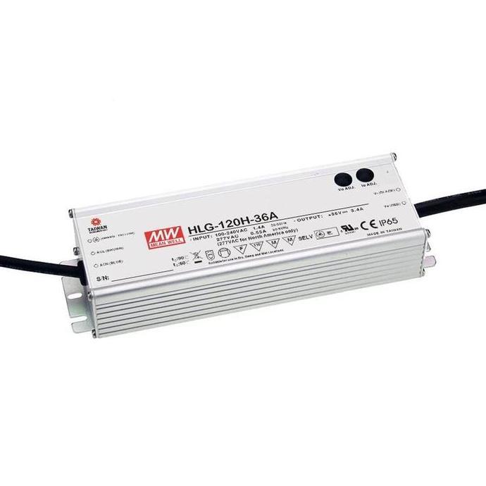 Murah HLG-120H-42B 120 WATT 42 VOLT POWER SUPPLY MEAN WELL Alfapower10