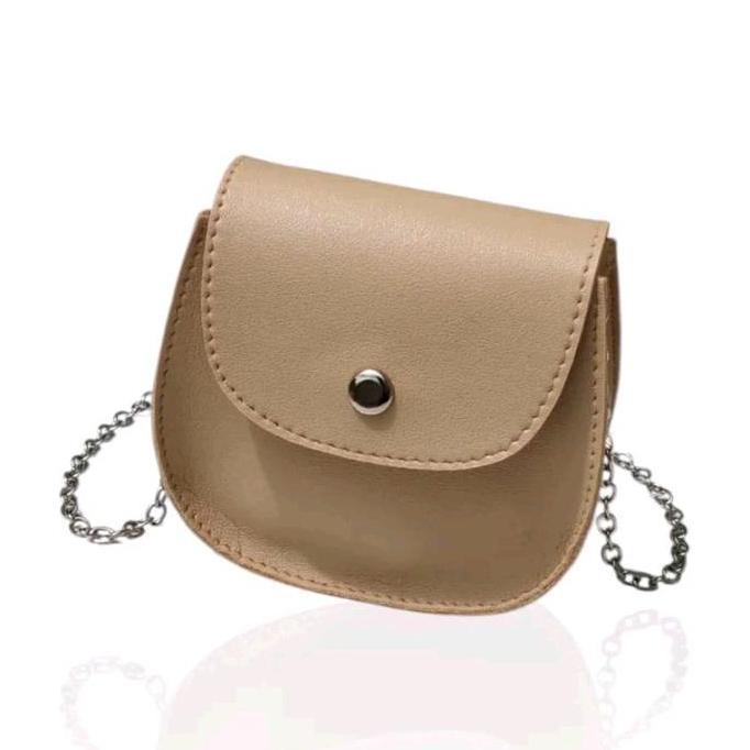 dompet slempang mini . lucu mungil tali Rante Wanita .