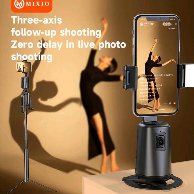 - Mixio A200 Auto Face Tracking Gimbal Handphone Stabilizer 360