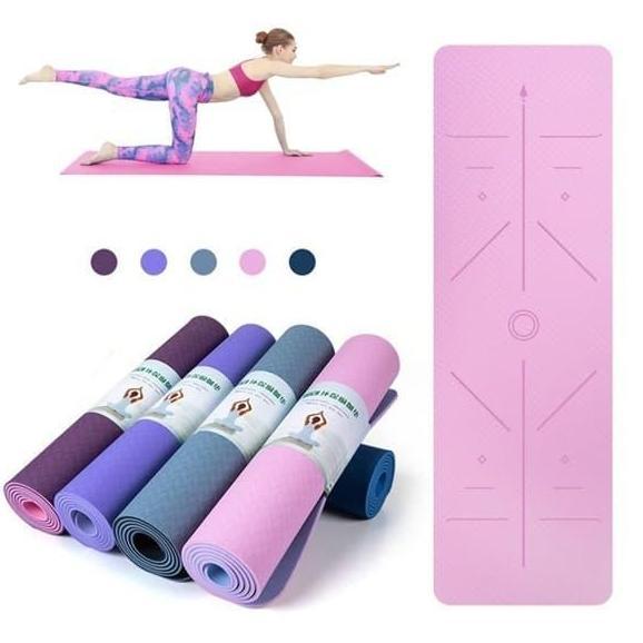 YOGA MAT / TPE YOGA MAT / YOGA MAT DOUBLE PINK