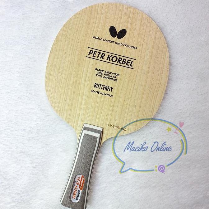 Butterfly Petr Korbel FL ~ Kayu Bet Pingpong Butterfly Petr Korbel FL