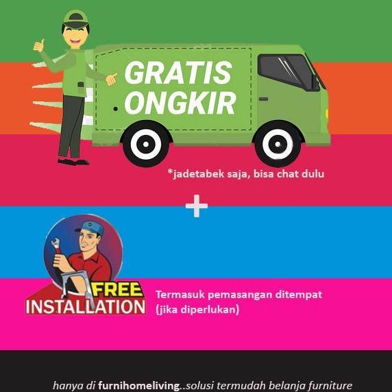 Lemari Loker Besi 4 Pintu + Gantungan Baju Wina Lk12