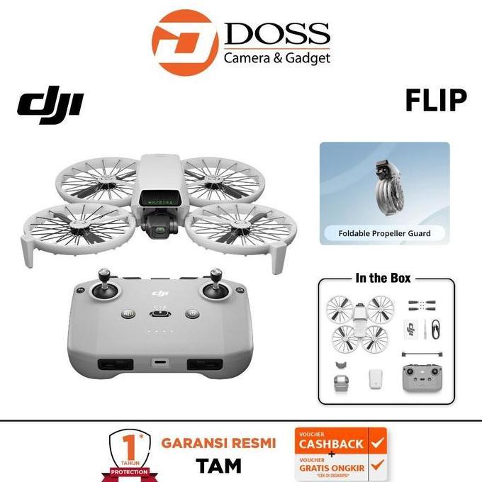 TERBARU - DJI Flip Drone Camera - 4K/60fps HDR Video Foldable Drone